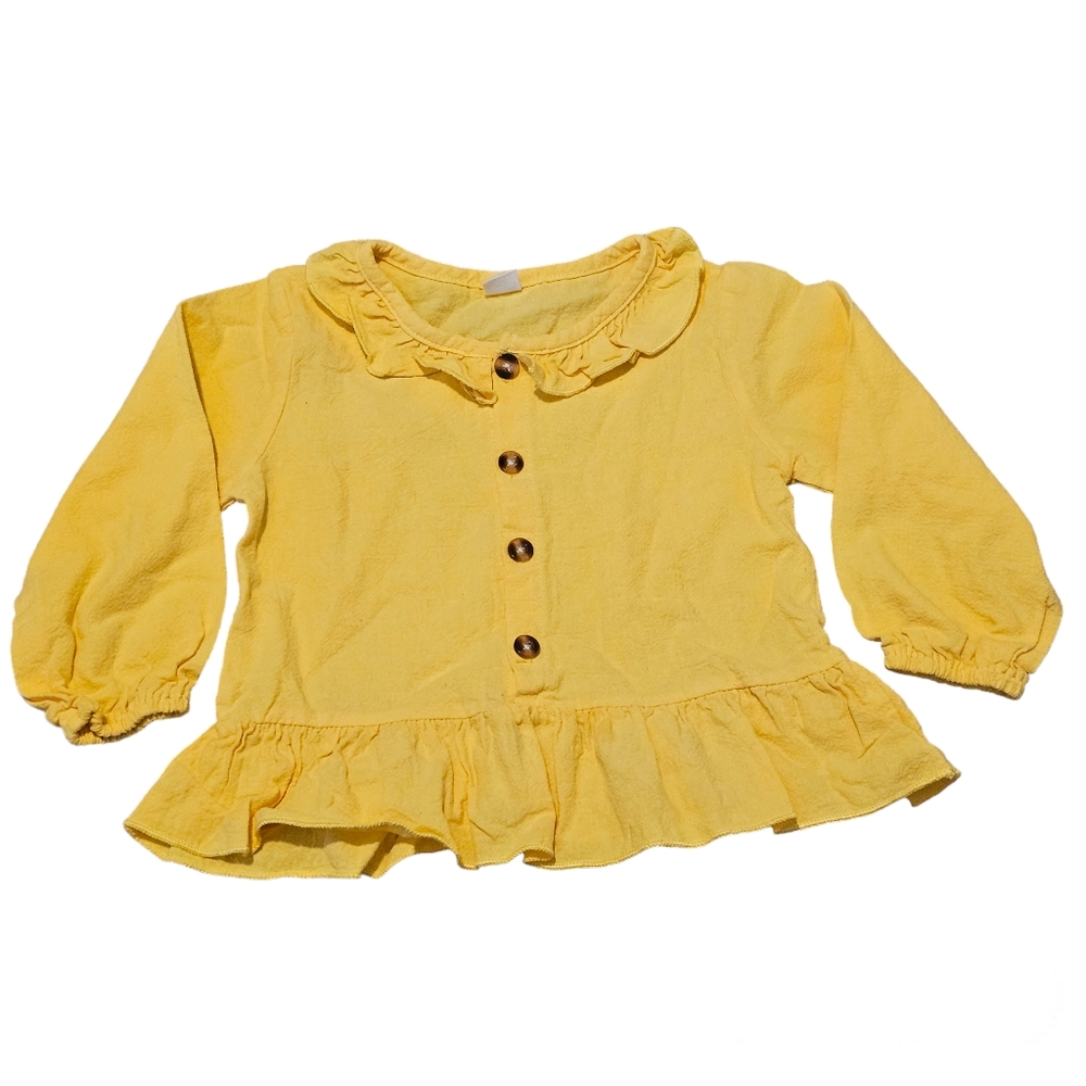 Beautiful Yellow🌞Cotton Blouse!✨